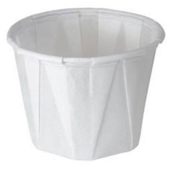 CUP, SOUFFLE PAPER WHT 1OZ (250/PK 20PK/CS)