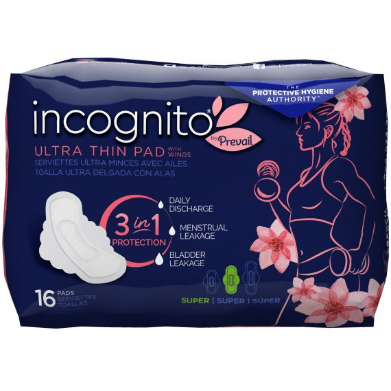 PAD, ULTRA THIN FEMININE SUPER(16/BG 4BG/CS)