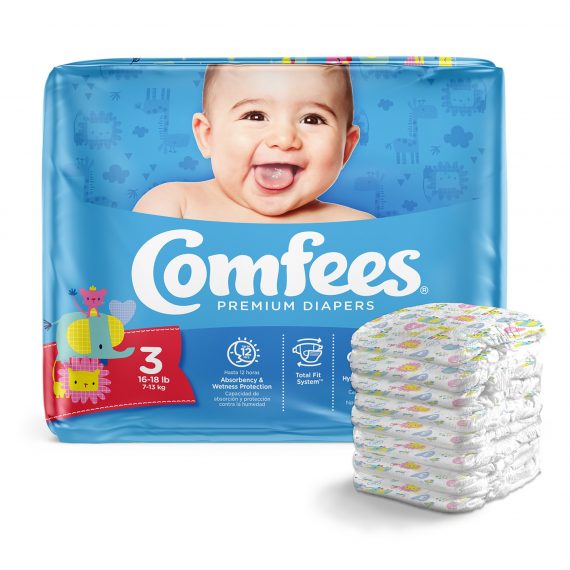 DIAPER, BABY COMFEES SZ3 (36/BG 4BG/CS)