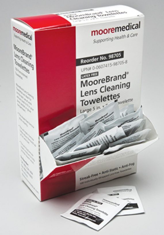 TOWELETTE, LENS CLEANING (100/BX 10BX/CS)