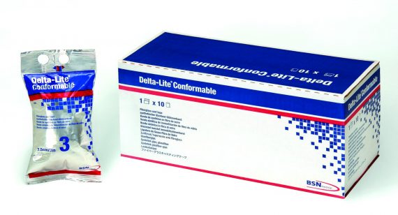 TAPE, CAST DELTALITE CNFRM 3"X4YDS RED (10RL/BX)