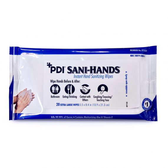WIPE, WET HND SANIHAND BEDSIDE(20PK 48PK/CS)